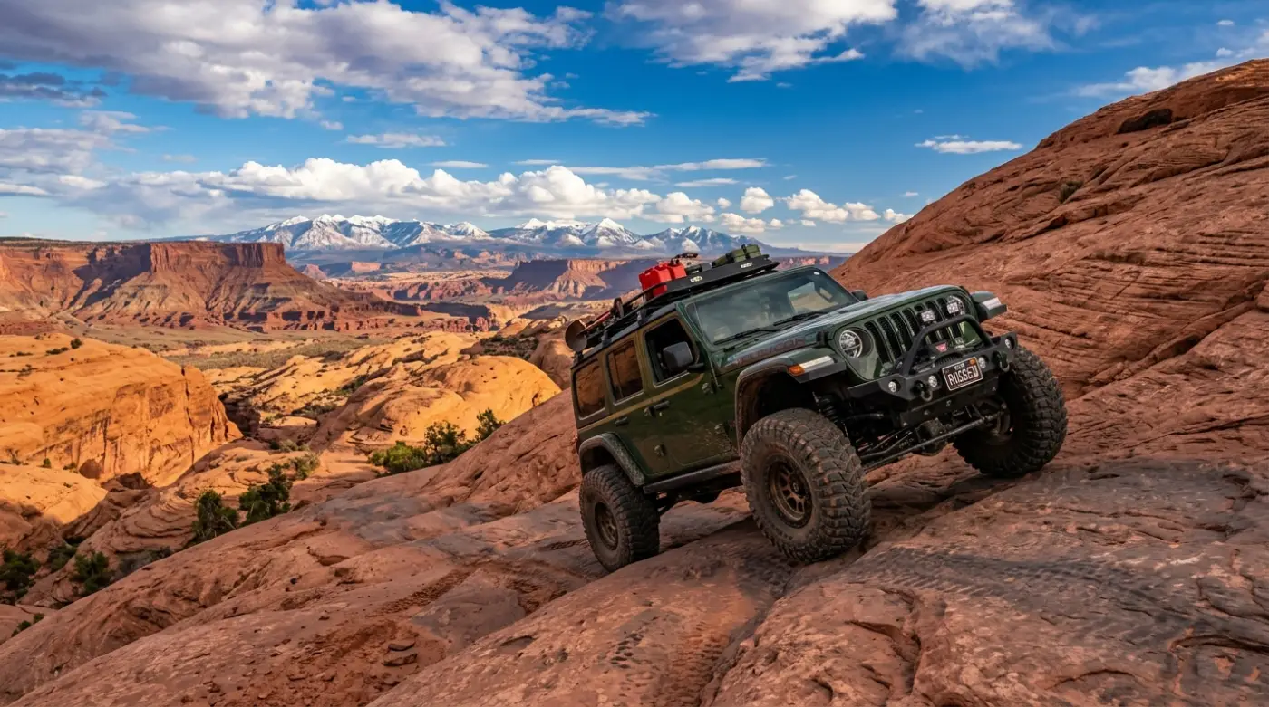 Moab Rim Trail: Challenging Jeep Route Above the Colorado River